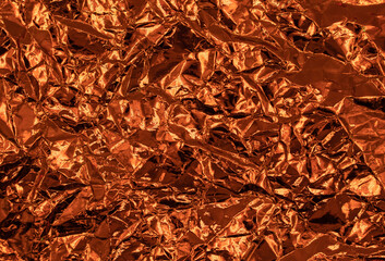 Abstract texture pattern metallic paper using as a background or wallpaper. Metal aluminum foil shiny and reflector