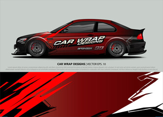 Obraz premium car wrap design 