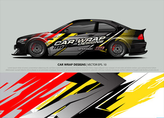 Obraz premium car wrap design 