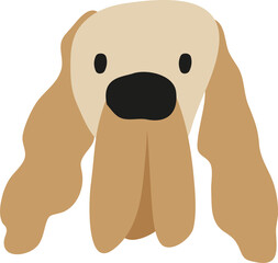 dog, characters, mascot, pets, cute, vector, fur, sitting, animal, young animal, puppy, playful, tail, cartoon, illustration, animal body part, canine 