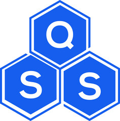 QSS letter logo design on White background. QSS creative initials letter logo concept. QSS letter design. 
