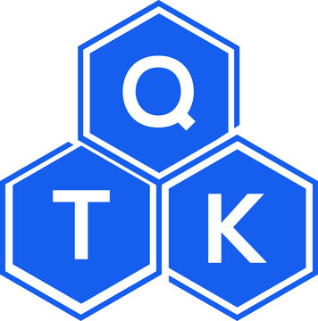 QTK letter logo design on White background. QTK creative initials letter logo concept. QTK letter design. 
