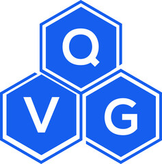 QVG letter logo design on White background. QVG creative initials letter logo concept. QVG letter design. 