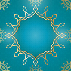 Ramadan kareem greetings background with luxury ornament