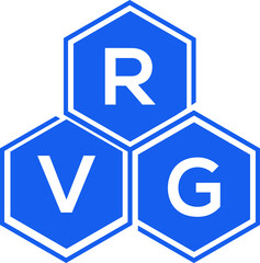 RVG letter logo design on White background. RVG creative initials letter logo concept. RVG letter design. 