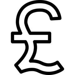 pound symbol icon vector