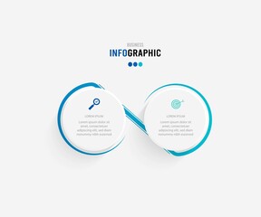Business data visualization. Process chart. Abstract elements of graph, diagram with steps, options, parts or processes. Vector business template for presentation. Creative concept for infographic