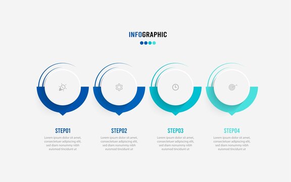 Business data visualization. Process chart. Abstract elements of graph, diagram with steps, options, parts or processes. Vector business template for presentation. Creative concept for infographic