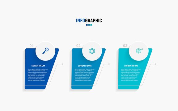 Business data visualization. Process chart. Abstract elements of graph, diagram with steps, options, parts or processes. Vector business template for presentation. Creative concept for infographic