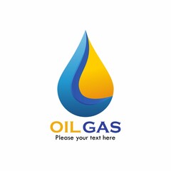 Oil gas logo template illustration. suitable for energy and industry