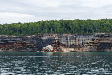 Pictured Rocks National Lakeshore, Upper Peninsula, Michigan, USA
