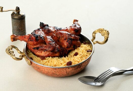 Chicken "Kabsa" or Chicken Beryani rice