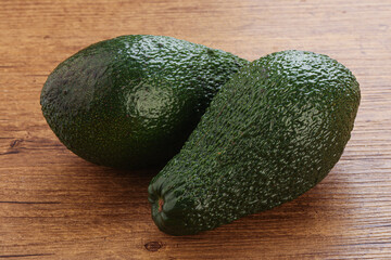Fresh ripe green organic exotic avocado