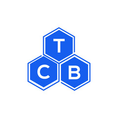 TCB letter logo design on black background. TCB  creative initials letter logo concept. TCB letter design.