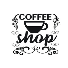 Coffee T-shirt Design Vector. Good for Clothes, Greeting Card, Poster, and Mug Design. Printable Vector Illustration, EPS 10.