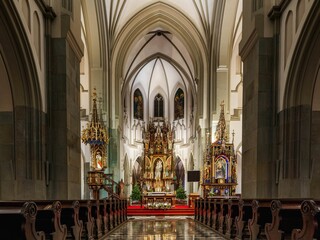 Wnętrze Kościoła Świętego J&oacute;zefa w Krakowie