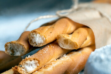 fresh delicious bread made from flour and other natural products