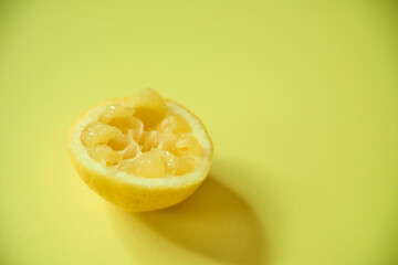 Squeezed lemon