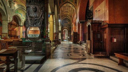 Wnętrze Kościoła Najświętszego Serca Pana Jezusa w Krakowie
