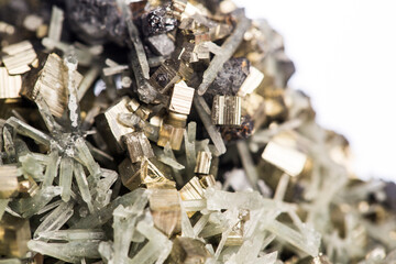 pyrite mineral specimen stone rock geology gem crystal