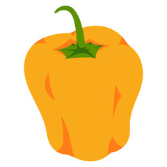 シンプルな黄パプリカ