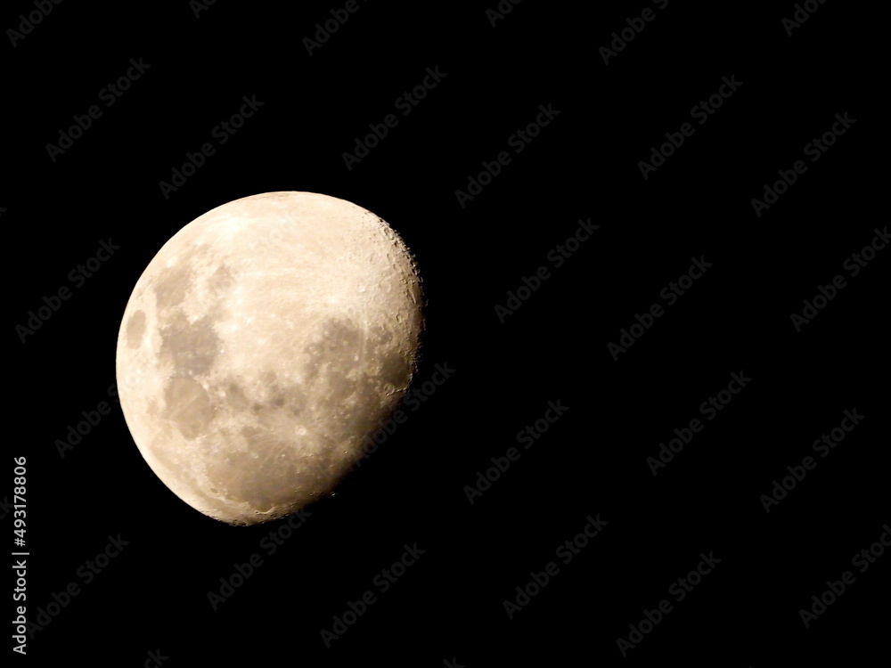 Wall mural close up of moon background