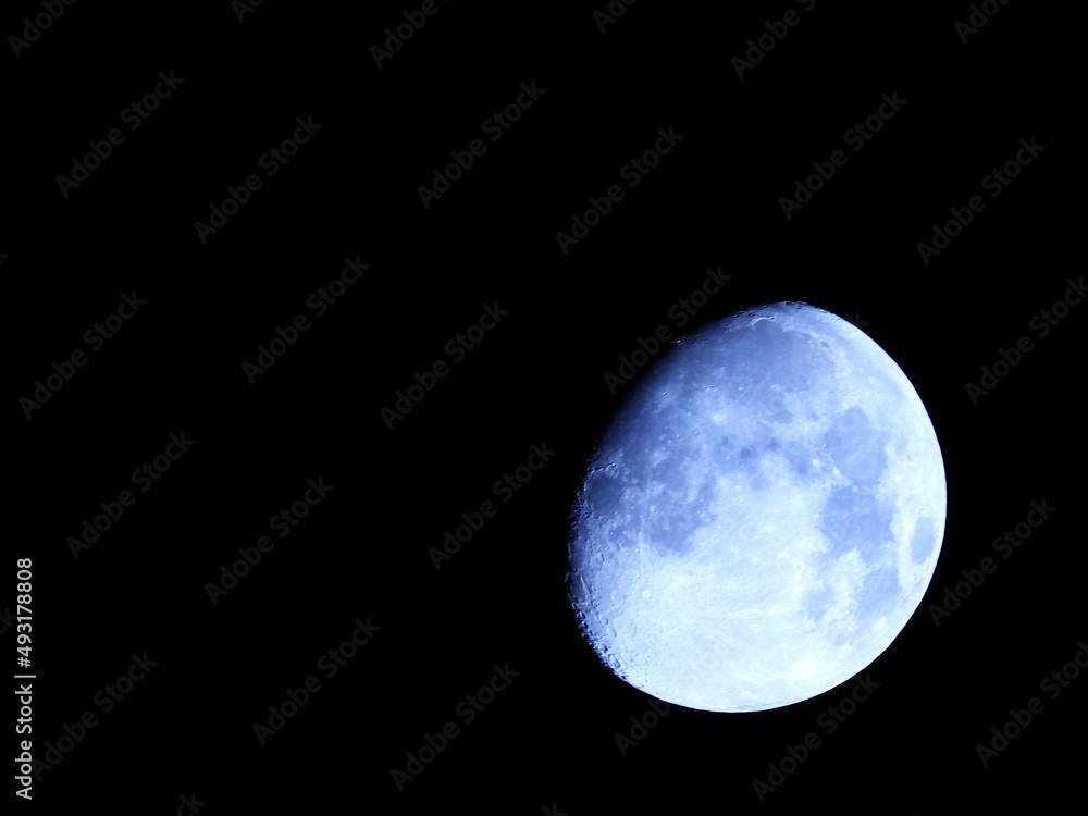 Wall mural close up of moon background