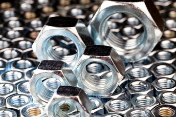 metal steel nuts for installation work