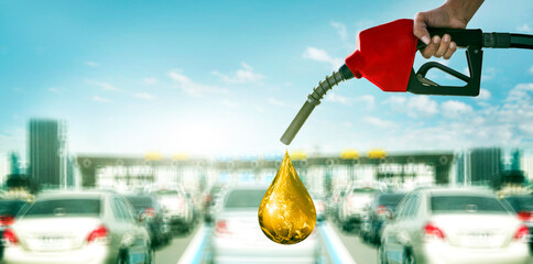 world oil economic Concept image of the world oil condition