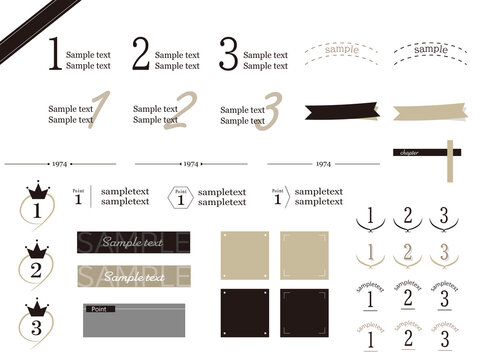 Fashionable Number Frame