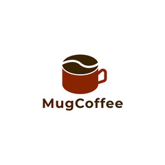 clever mug coffee logo design