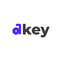 Clever A Lock Negative Space logo