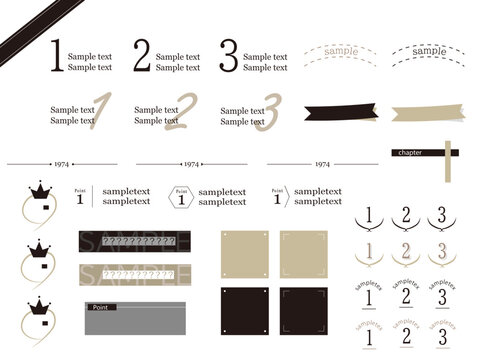 Fashionable Number Frame