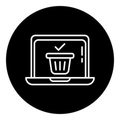 laptop and basket shop