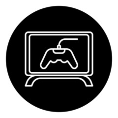 gamepad and monitor © Pictranoosa