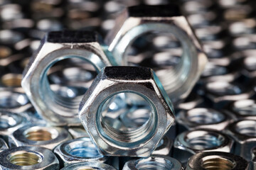 metal steel nuts for installation work