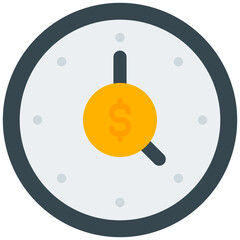 clock flat icon