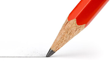 Mit Bleistift eine Linie ziehen (Makrofotografie)