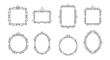 A set of linear mirrors of the princess