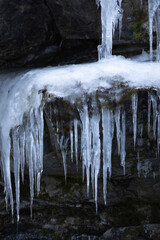 凍った氷の世界