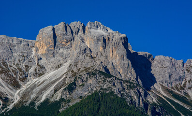 the splendid Dolomites in spring in Comelico Superiore