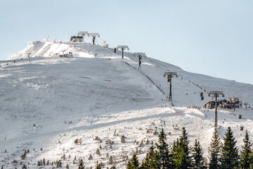 Ski resort Jasna at Low Tatras mountains, Slovakia