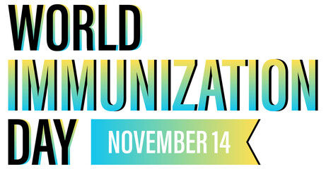 World immunization day banner design