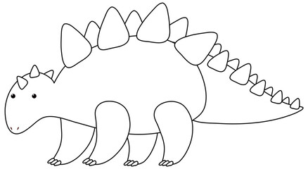 Black and white doodle character