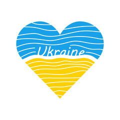 symbol of ukraine heart no war peace love