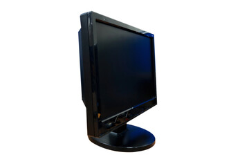 A photo of a computer monitor or Personal Computer, also known as a desktop computer. This photo is...