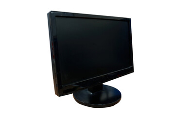 A photo of a computer monitor or Personal Computer, also known as a desktop computer. This photo is...