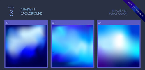 Fototapeta premium abstract background gradient color blue