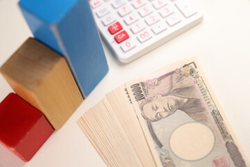 積み木ブロック（株価のイメージ）