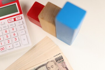 積み木ブロック（株価のイメージ）